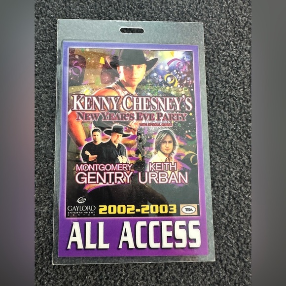 Kenny Chesney New Years Eve Party Crew Fleece Jacket & Credentials **RARE** - Picture 2 of 11